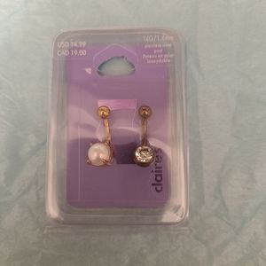 *Extra 50%OFF NWT 2 Navel Piercings